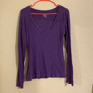 Old Navy Plain Purple Shirt